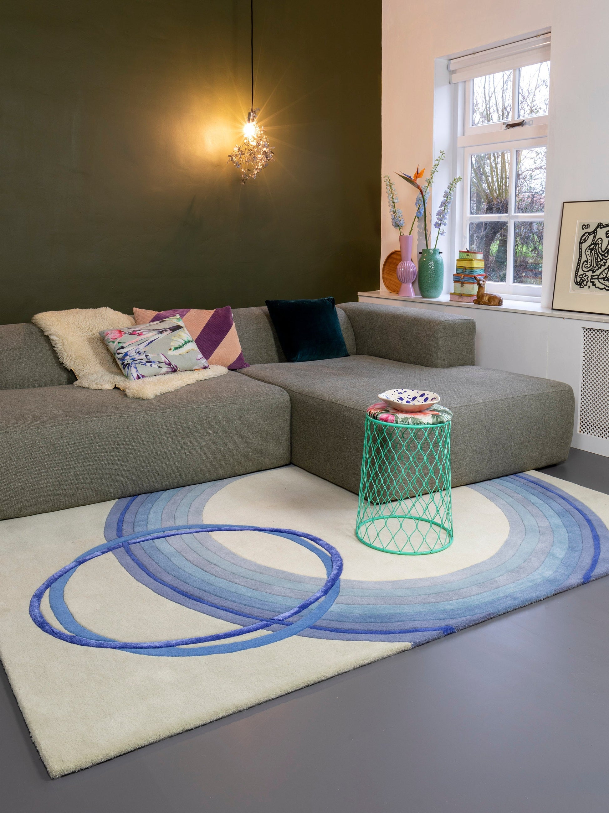 MOMO Rugs Designer Marie-Gon Sphere Cobalt Vloerkledenwinkel