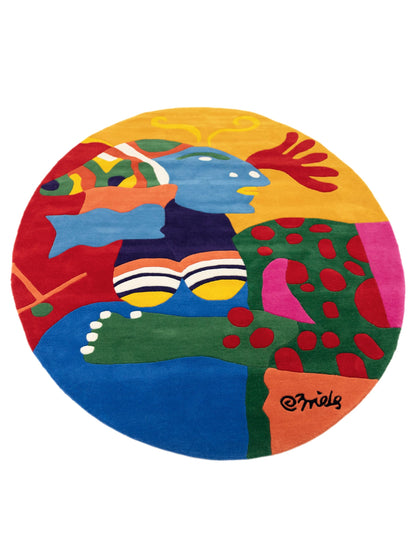 Wandkleed Oval Tapestry MOMO Rugs Art | Clemens Briels | Des Sources Inconnues Deux