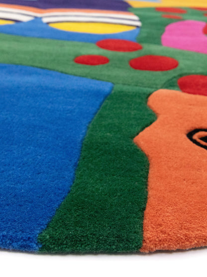 Ovaal Vloerkleed MOMO Rugs Art | Clemens Briels | Des Sources Inconnues Deux