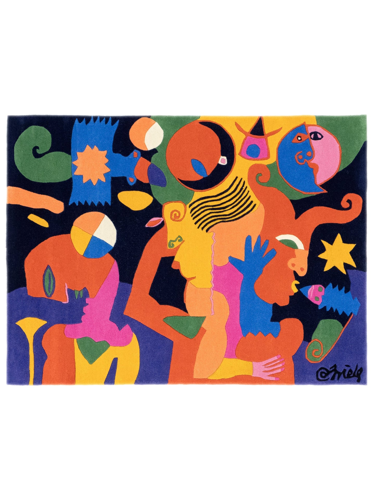 Wandkleed Tapestry MOMO Rugs Art | Clemens Briels | Des Sources Inconnues Uns