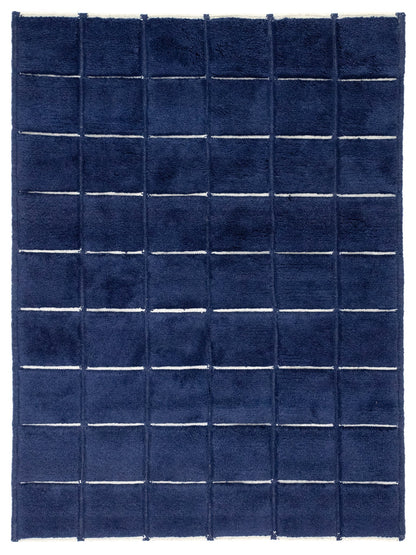 Vloerkleed MOMO Rugs Salerno Blocks Blue