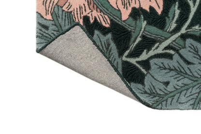 Vloerkleed Morris & co Honeysuckle Tulip Teal 130407
