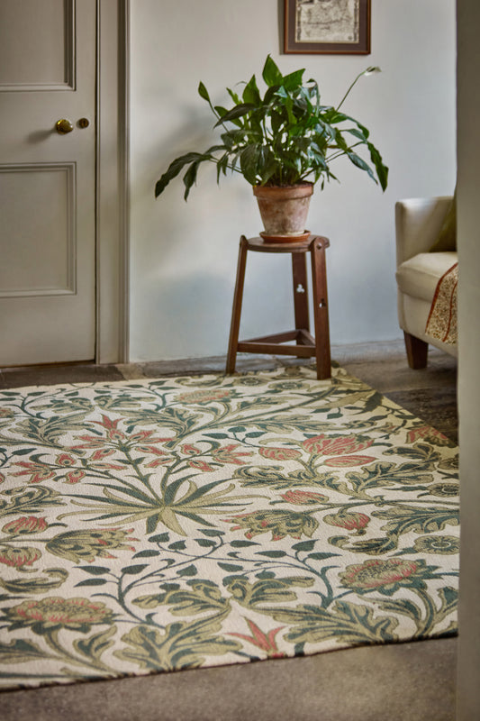 Vloerkleed Morris & Co Hyacinth Neutral 130201