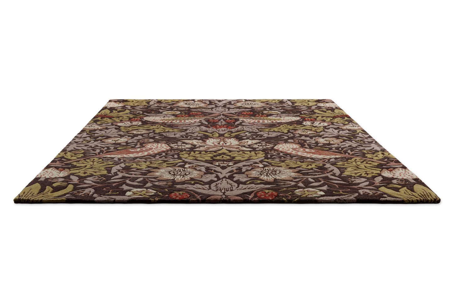 Vloerkleed Morris & Co Strawberry Thief Grape 027705