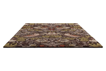 Vloerkleed Morris & Co Strawberry Thief Grape 027705
