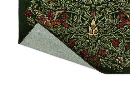 Laagpolig vloerkleed Morris & Co Bird Tump Green 128307