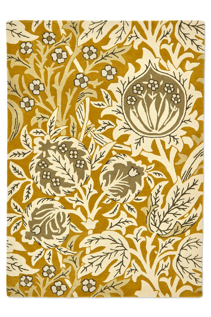 Laagpolig vloerkleed Morris & Co Elmcote Gold 127806