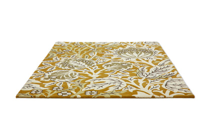 Laagpolig vloerkleed Morris & Co Elmcote Gold 127806
