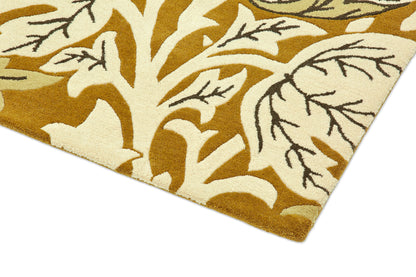 Laagpolig vloerkleed Morris & Co Elmcote Gold 127806