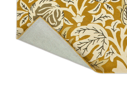 Laagpolig vloerkleed Morris & Co Elmcote Gold 127806