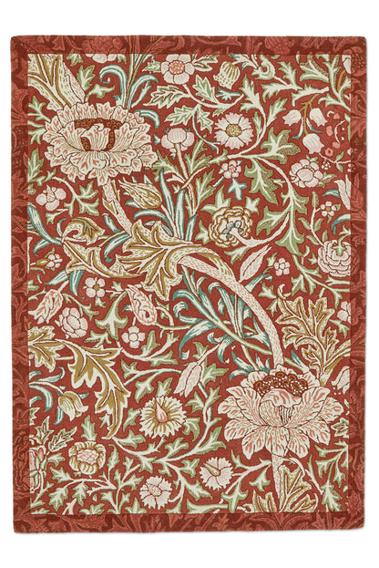 Laagpolig vloerkleed Morris & Co Trent Red House 127503