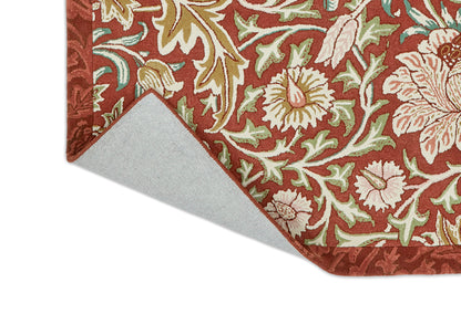 Laagpolig vloerkleed Morris & Co Trent Red House 127503
