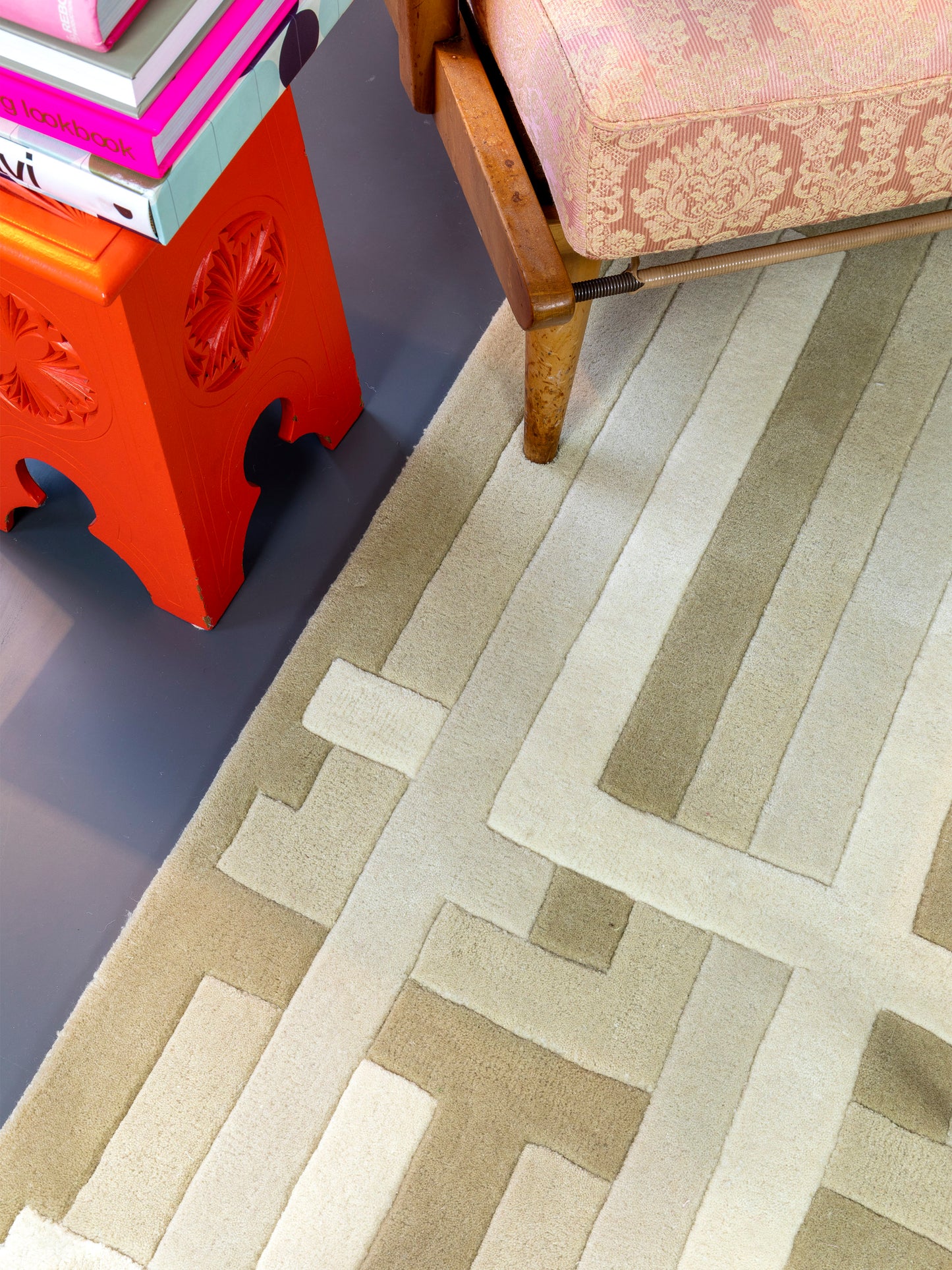 Vloerkleed MOMO Rugs Designer Marie-Gon Ministeck Lime Hint