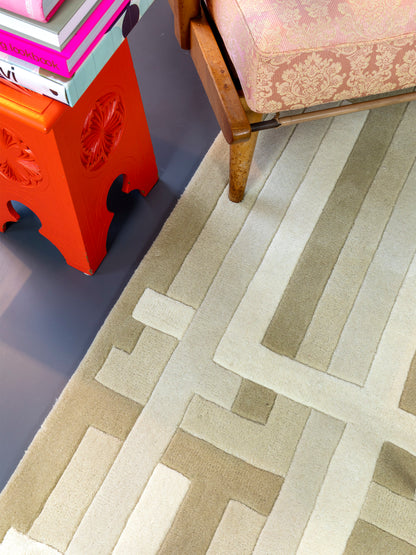 Vloerkleed MOMO Rugs Designer Marie-Gon Ministeck Lime Hint