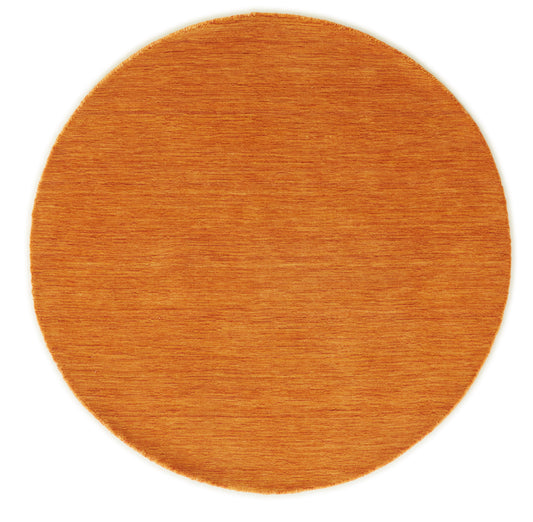 Vloerkleed MOMO Rugs Panorama Uni Rond Orange