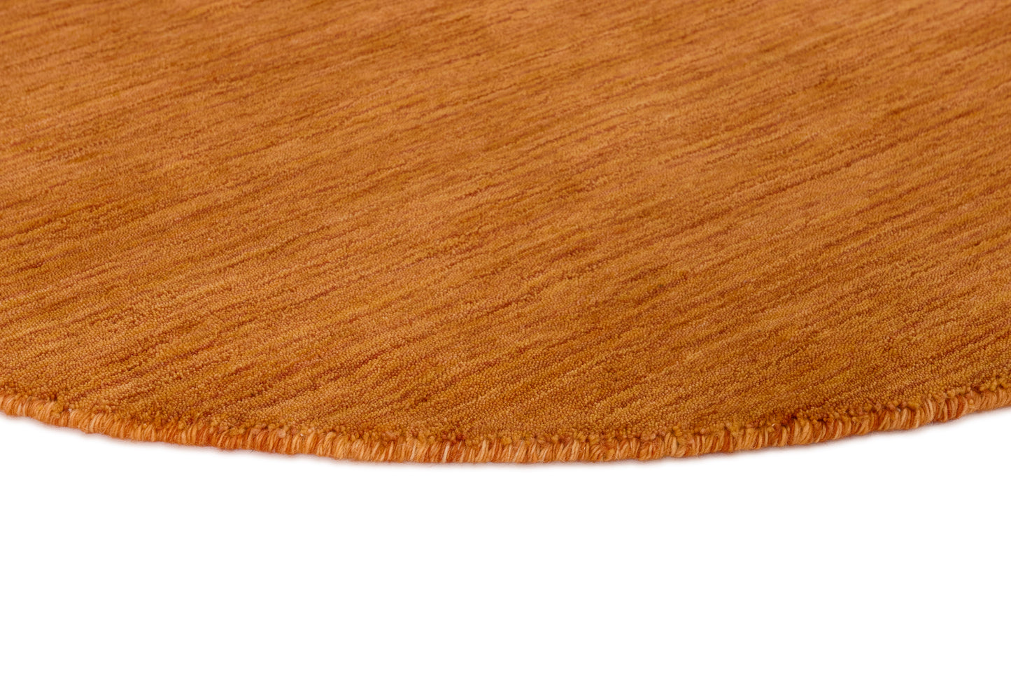 Vloerkleed MOMO Rugs Panorama Uni Rond Orange
