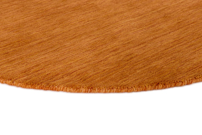 Vloerkleed MOMO Rugs Panorama Uni Rond Orange