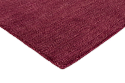 Vloerkleed MOMO Rugs Panorama Uni Maroon