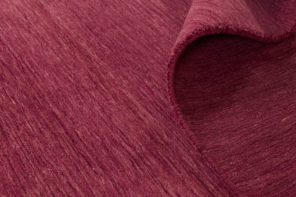 Vloerkleed MOMO Rugs Panorama Uni Maroon