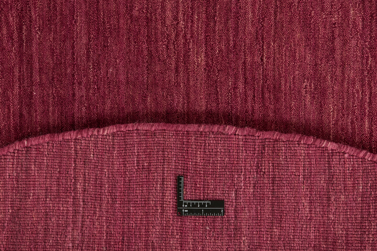 Vloerkleed MOMO Rugs Panorama Uni Rond Maroon