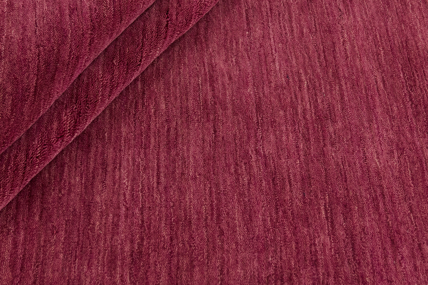 Vloerkleed MOMO Rugs Panorama Uni Rond Maroon