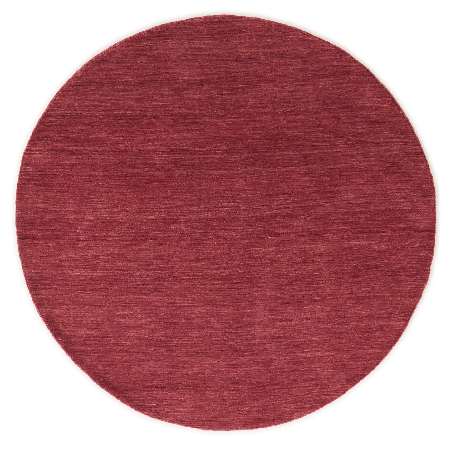 Vloerkleed MOMO Rugs Panorama Uni Rond Maroon