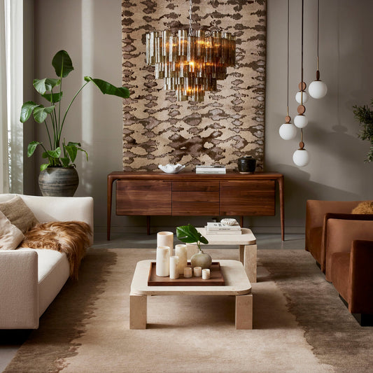 Vloerkleed MOMO Rugs New Age Runway Beige
