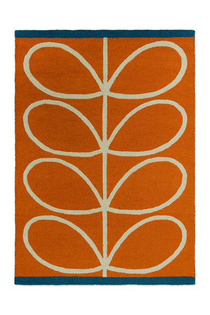 Buitenkleed Orla Kiely Linear Stem Orange 464403