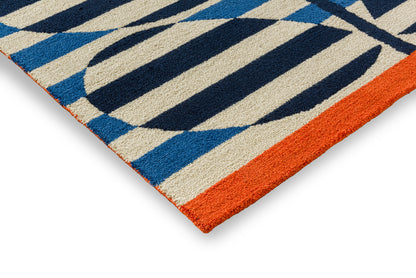 Buitenkleed Orla Kiely Stripy Stem Azure 464308