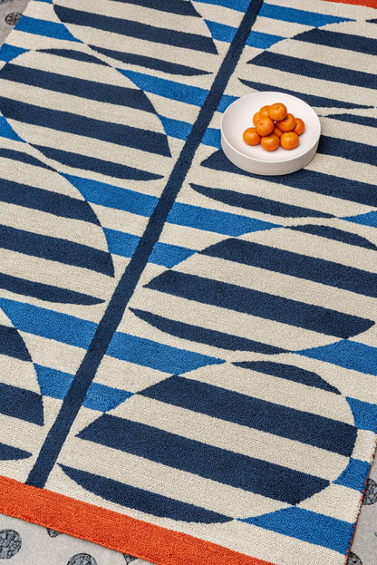 Buitenkleed Orla Kiely Stripy Stem Azure 464308