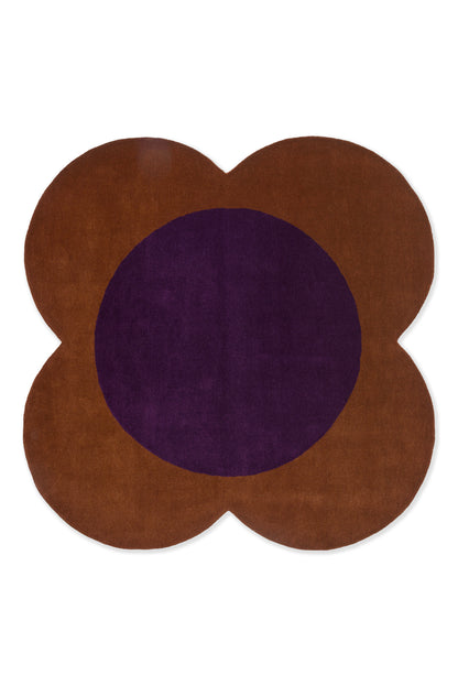 Orla Kiely Flower Spot chestnut-violet 158401