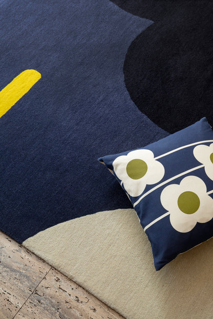 Orla Kiely Geo Flower denim 060608