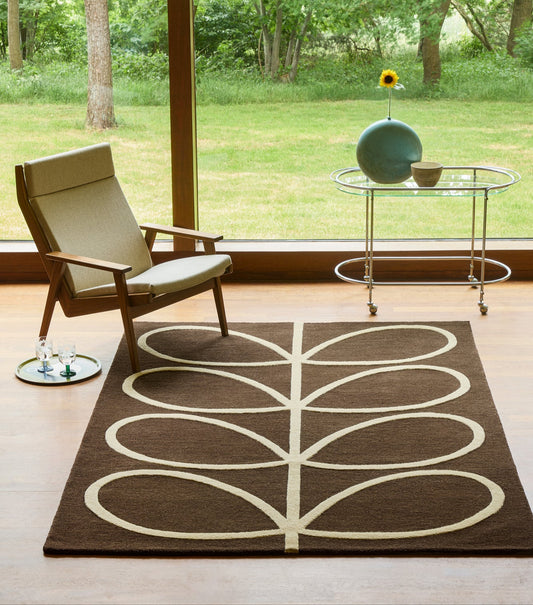Vloerkleed Orla Kiely Giant Linear Stem Walnut 059401