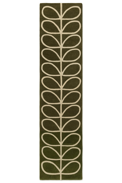 Loper Orla Kiely Linear Stem Runner Olive