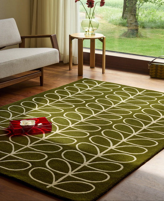Vloerkleed Orla Kiely Linear Stem Olive 060501