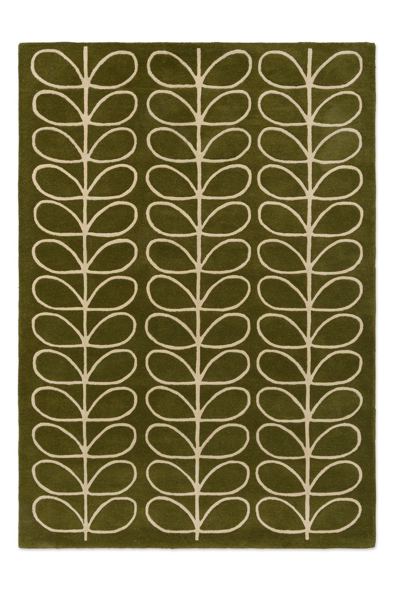 Vloerkleed Orla Kiely Linear Stem Olive 060501