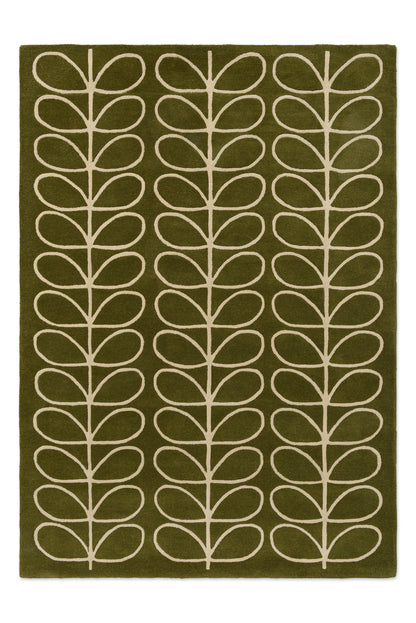 Vloerkleed Orla Kiely Linear Stem Olive 060501