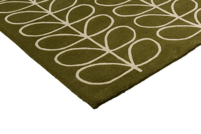 Vloerkleed Orla Kiely Linear Stem Olive 060501