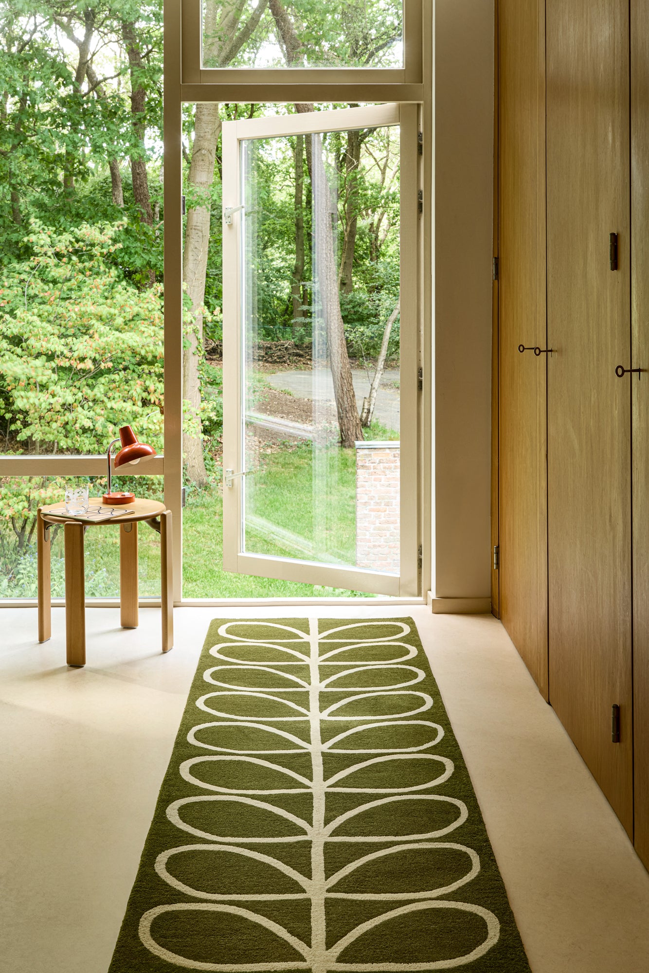 Loper Orla Kiely Linear Stem Runner Olive