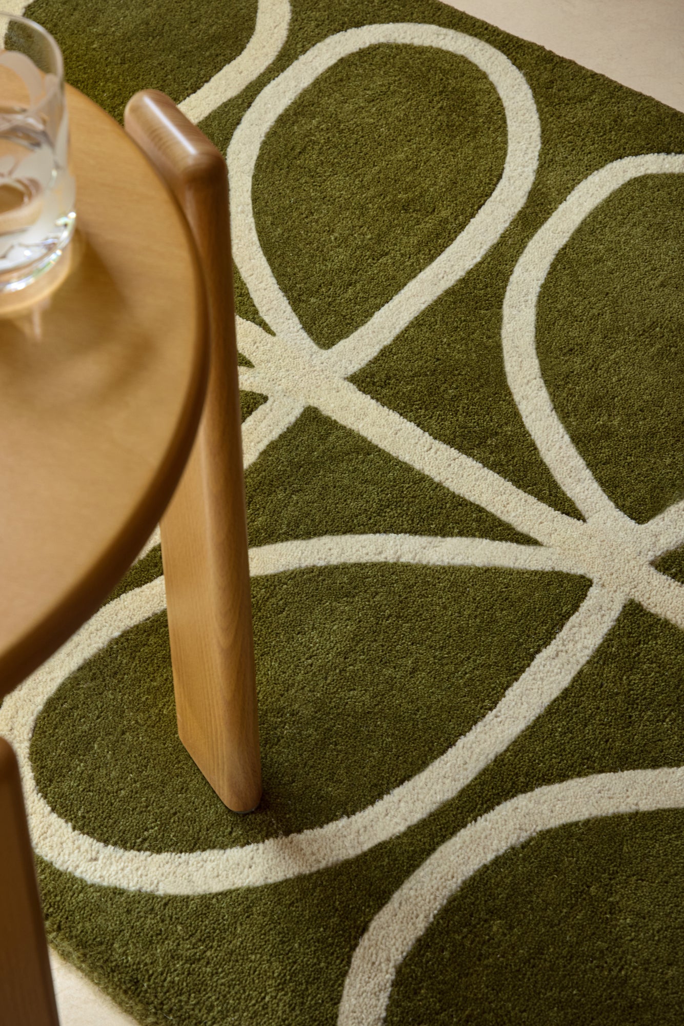 Loper Orla Kiely Linear Stem Runner Olive