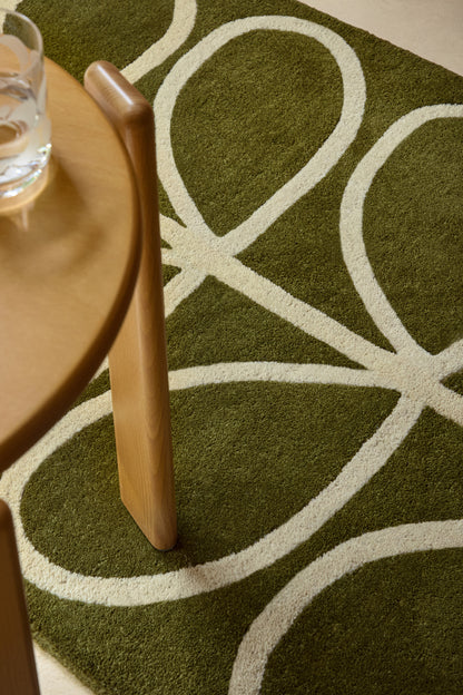 Loper Orla Kiely Linear Stem Runner Olive