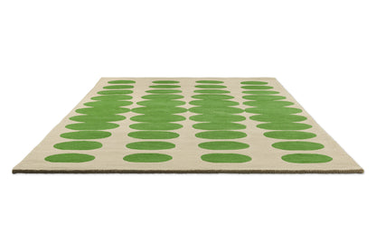 Vloerkleed Orla Kiely Optical Oval Green Cream 157707