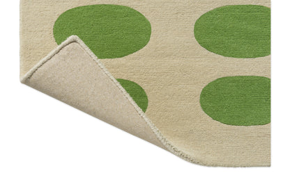 Vloerkleed Orla Kiely Optical Oval Green Cream 157707