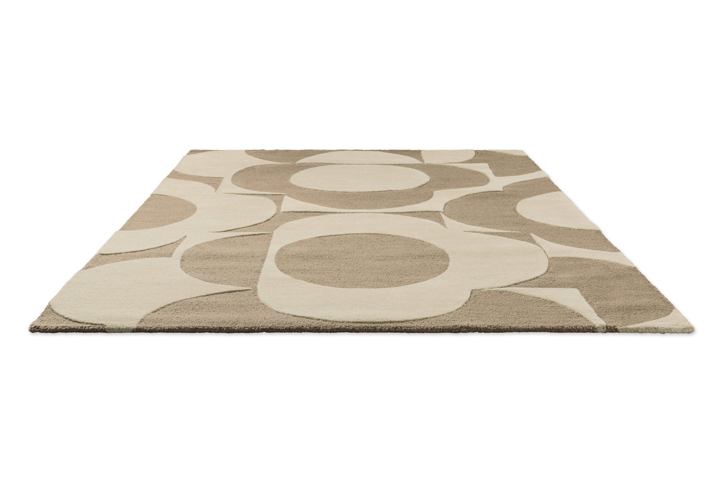 Vloerkleed Orla Kiely Prism Flower Mushroom Ecru 158009