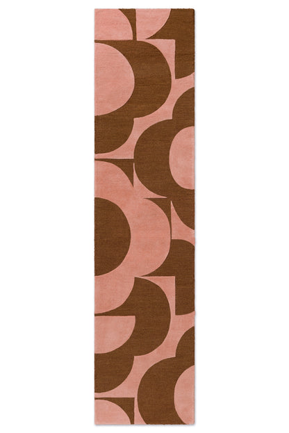 Vloerkleed Orla Kiely Prism Flower Pink Terracotta 158002