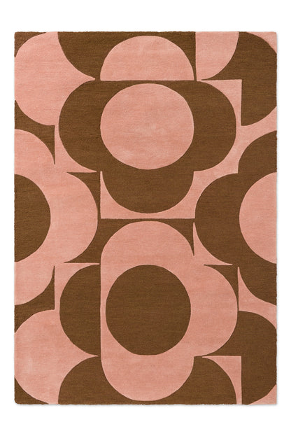 Vloerkleed Orla Kiely Prism Flower Pink Terracotta 158002