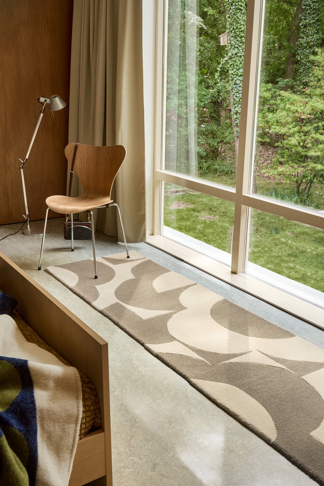 Loper Orla Kiely Prism Flower Mushroom Ecru