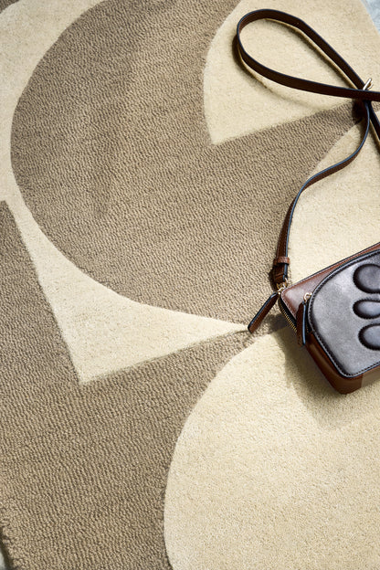 Loper Orla Kiely Prism Flower Mushroom Ecru