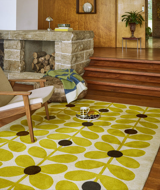 Vloerkleed Orla Kiely Sixties Stem Yellow 158106