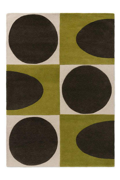 Vloerkleer Orla Kiely Spot Square Walnut Lichen 157907